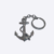 Chrome Anchor Keychain