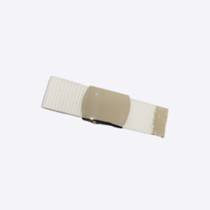 white belt - silver