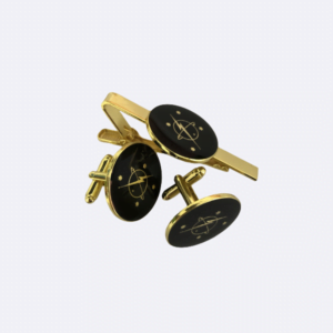 Communications & Information Systems - Tiepin + Cufflink Set