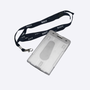 Navy Lanyard & ID Holder