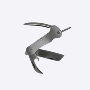 POCKET KNIFE WITH MARLIN SPIKE - STAINLESS STEEL 2
